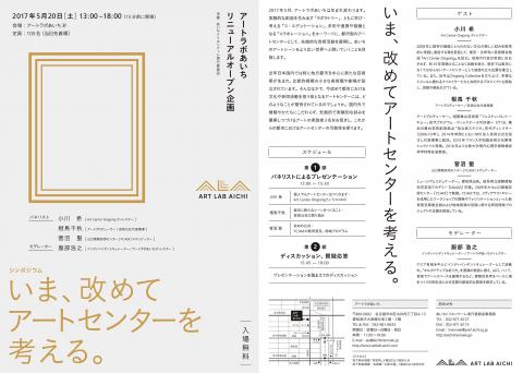 シンポジウム｜いま、改めてアートセンターを考える。