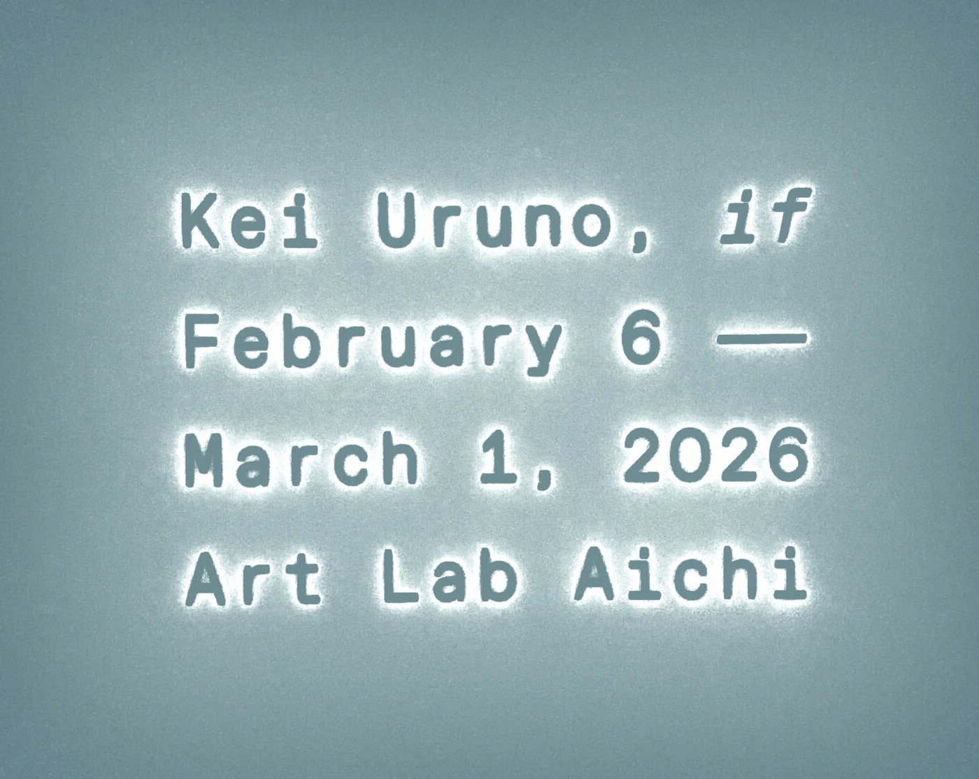 『if』宇留野圭（名古屋芸術大学）